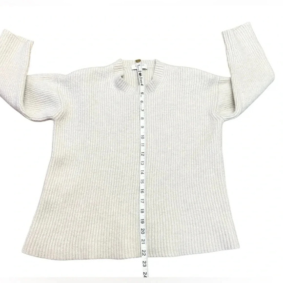 Babaton, Weatherford Sweater, Merino Wool, Small, Off-White ❄️ - Picture 7 of 12